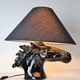 Ceramic horse lamp 1980
