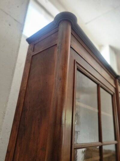 Large 19th Century Library in Walnut