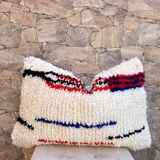 Moroccan Berber Azilal cushion cover with colorful patterns 60x40cm