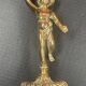 Very Beautiful Pair of Candlestick Candelabra circa 1950 in bronze/brass 30 cm