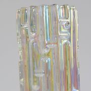 Original Frantisek Vizner Glass ´Maze´ Vase for sklo union Rosice 1960s