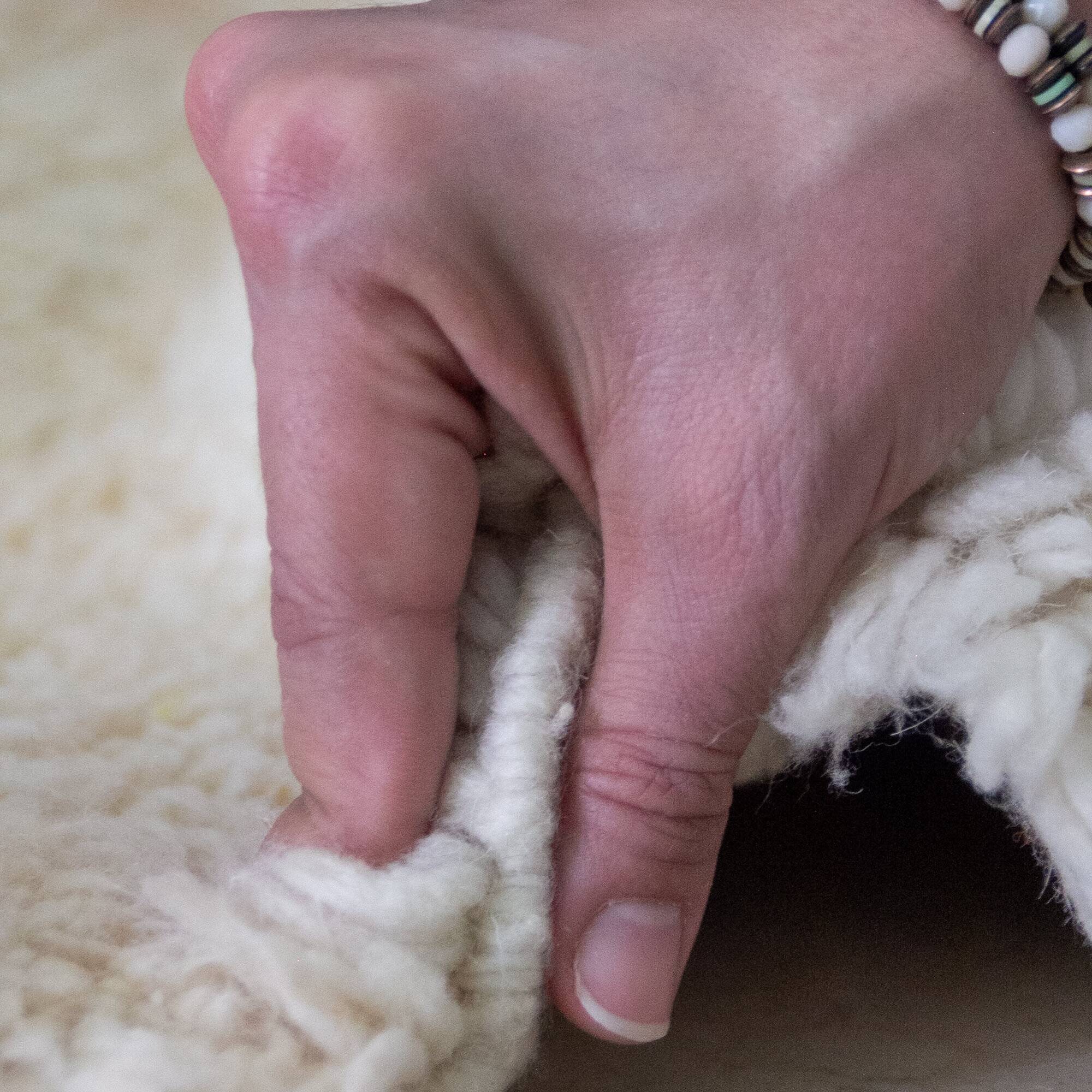 Handmade wool rug from Morocco 2.5 x 1.5 m