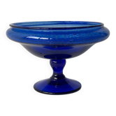 Grande coupe en verre soufflé 