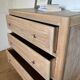Commode en sapin patiné – 3 tiroirs