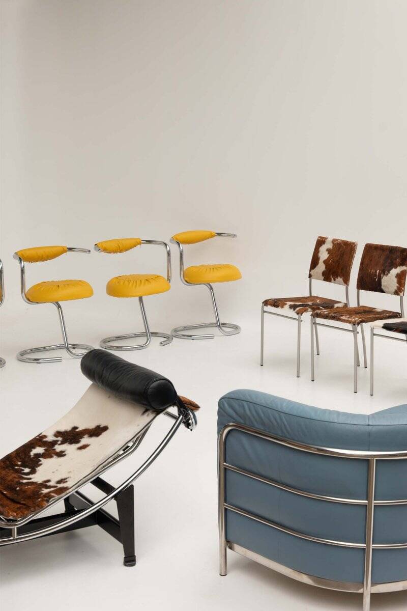 Cobra chairs by Giotto Stoppino, 1970s, Set of 4