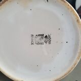Pair of Digoin porcelain pitchers