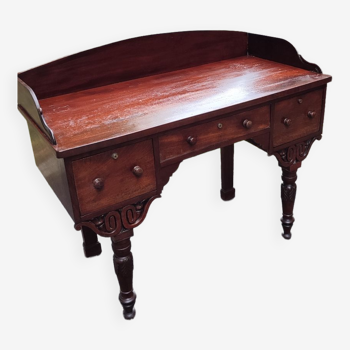 English colonial style coffered desk