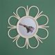 Plastic flower mirror