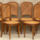 6 Chaises cannées