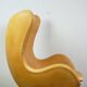 Egg chair in leather by Arne Jacobsen for Fritz Hansen Limited anniversary edition