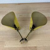 1950s perforated metal wall light