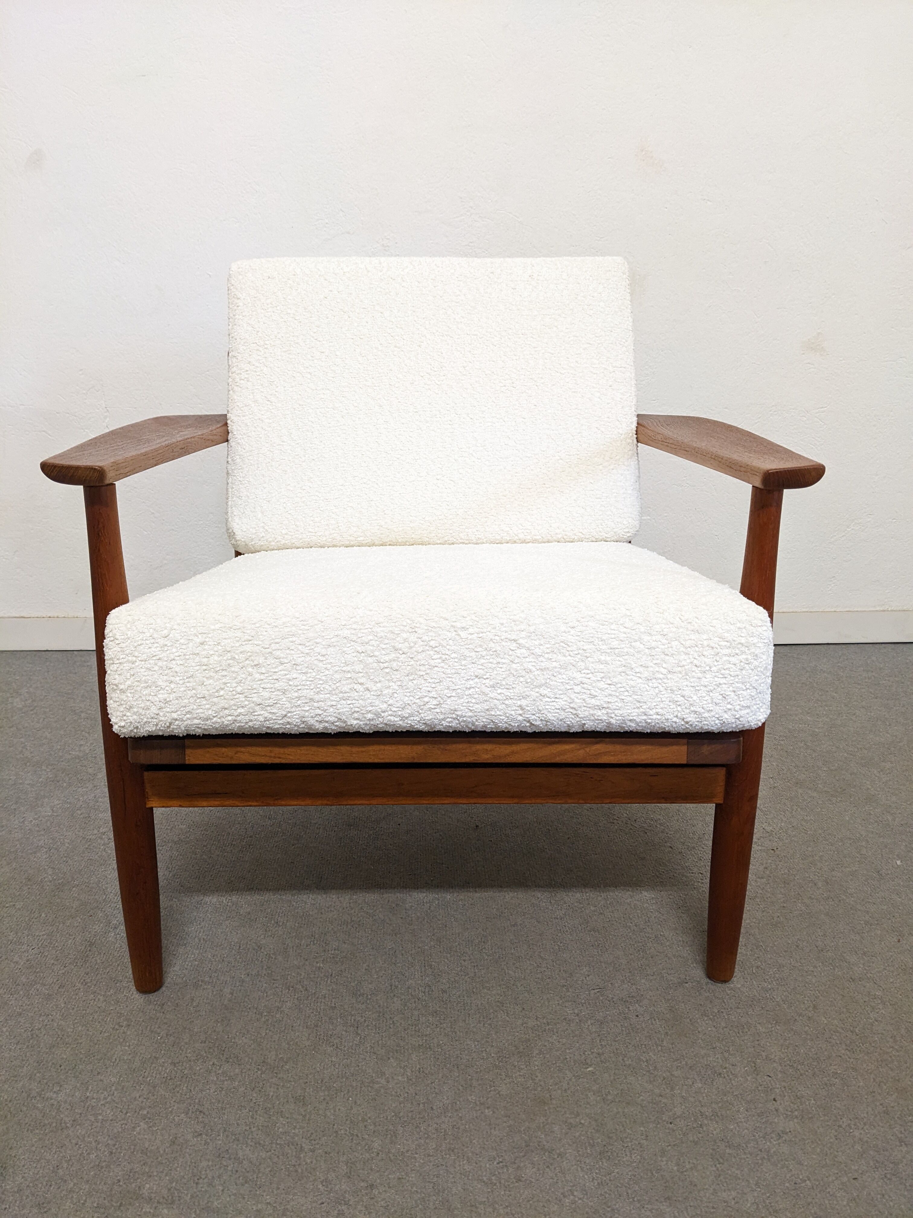 Pair of Danish teak armchairs from the 50s/60s