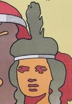 Winnetou displays Indian Polish cinema 60 x 80cm