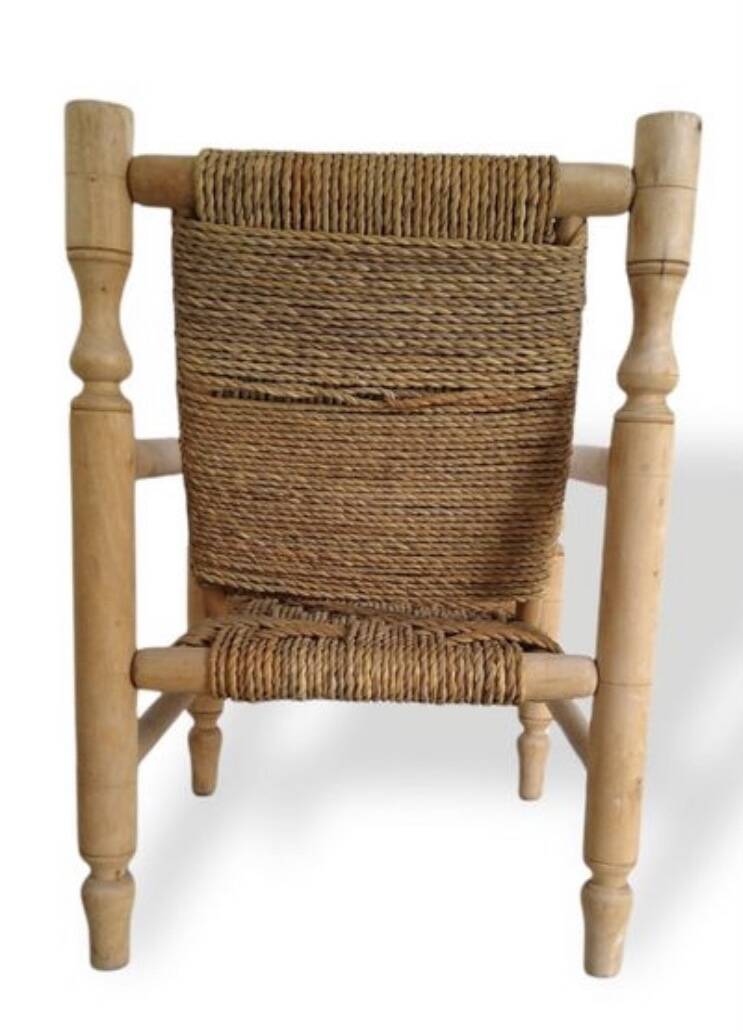 Fauteuil en corde d’Abaca- Audoux et Minet ?