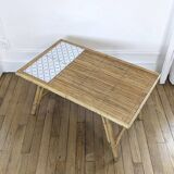 Rattan coffee table