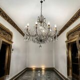 Large Crystal Maria Teresa Chandelier 1950's