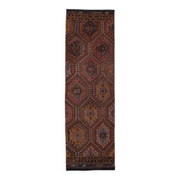 Tapis de couloir turc vintage 88x288 cm