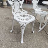 5-piece cast iron garden furniture set