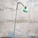Lampada da terra Vintage en Ferro e ottone smaltato Anni '50