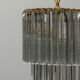 Cascade chandelier glass paolo venini 80s vintage modern