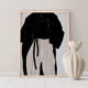 Figure féminine giclée art print, 50x70cm