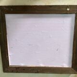 Antique wooden mirror