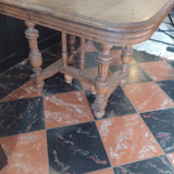 Wooden table 1m by 1m