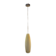 Lampara colgante italiana moderna de tubo ocher Murano crystal, 1990