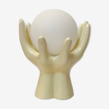 Ceramic hand lamp