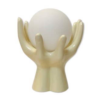Ceramic hand lamp