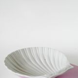Ceramic Shell Bowl, White, 1970