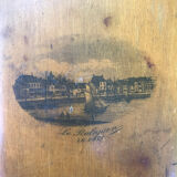 Victorian wooden box Mauchline late 19th century