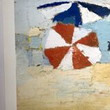 Poster Nicolas de Staël, Le Lavandou, character on the beach, 1991