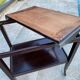 Rolling bar cart with 1 removable tray, Art Deco 1930.