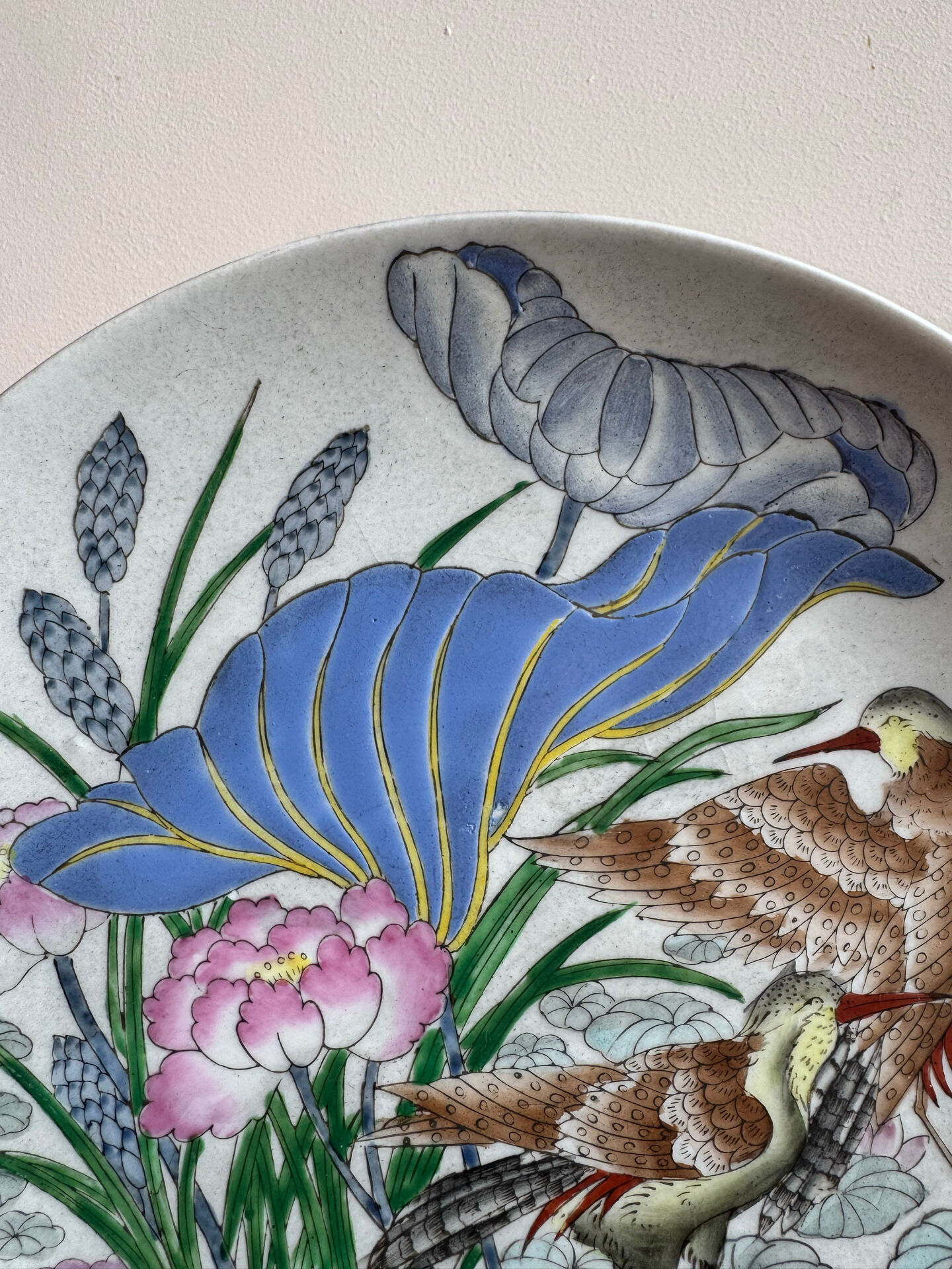 Pair of plates from Jingdezhen, China, early 20th century.