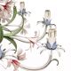 Florentine chandelier with 12 lights