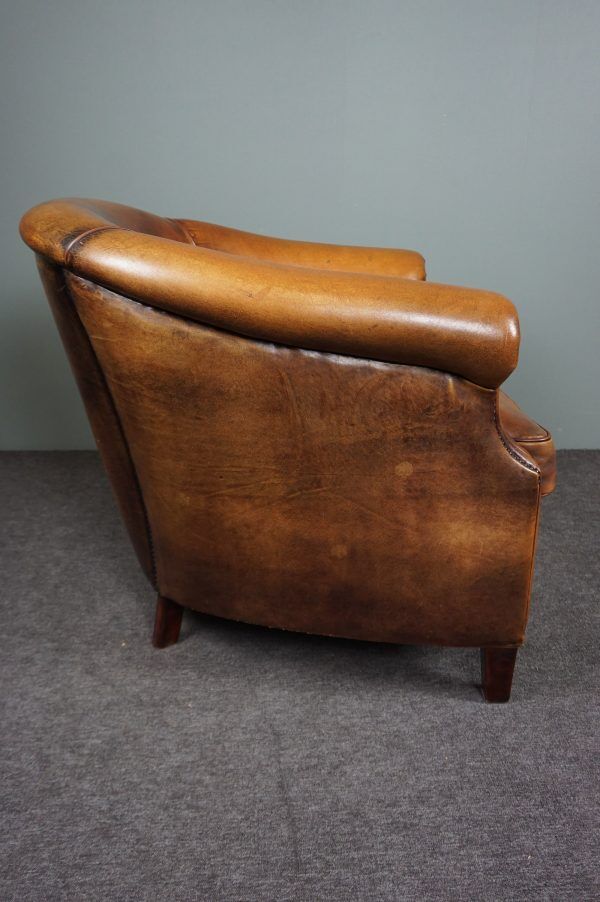 Club armchair in sheepskin