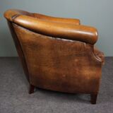 Club armchair in sheepskin