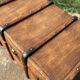 Antique travel trunk