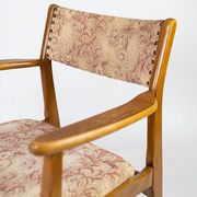 Chaise en teck avec accoudoirs 60s