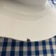 Iron pedestal dish