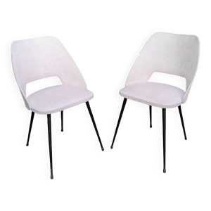 paire de chaises tonneau - 1950