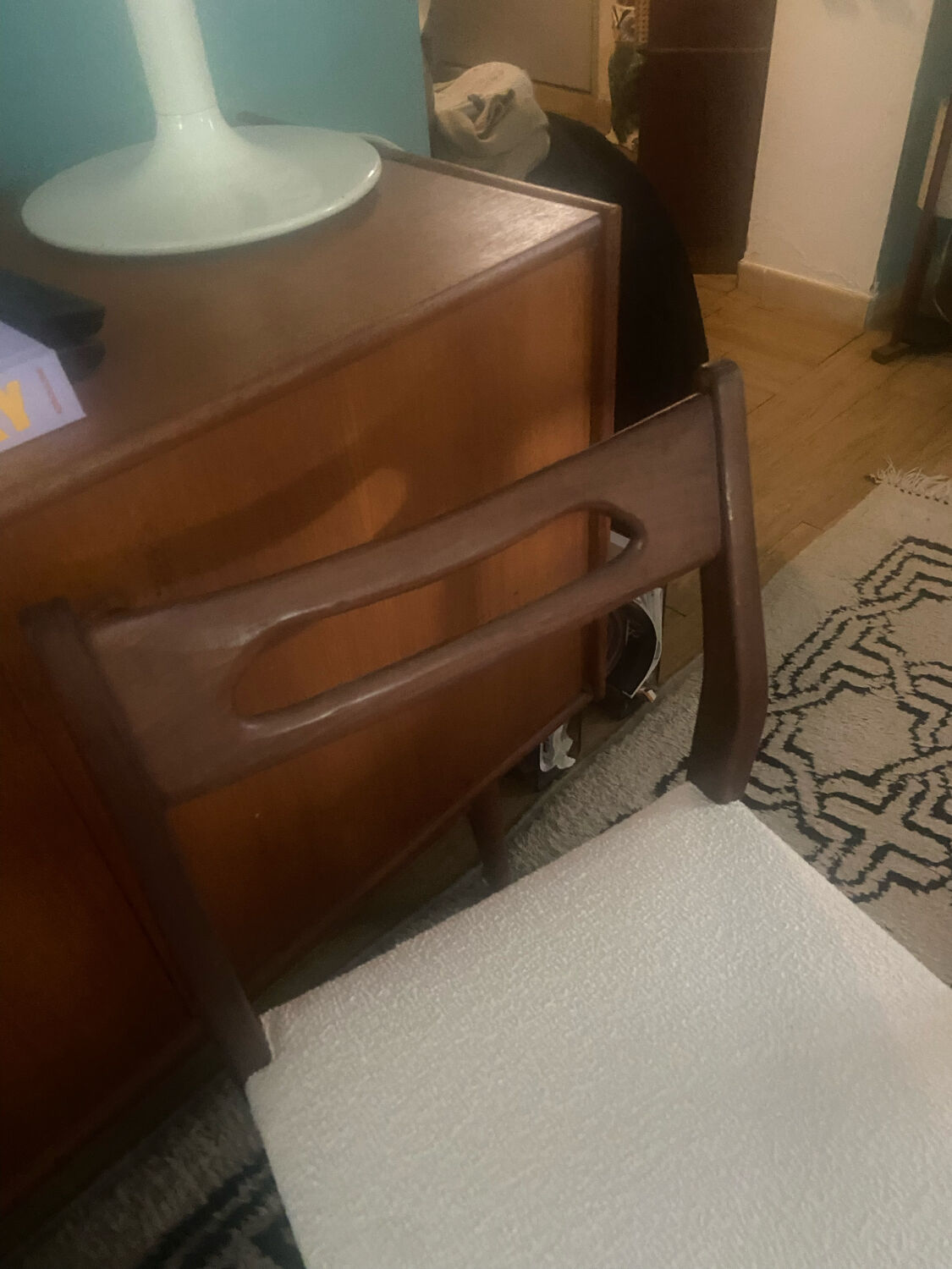 Series of 6 Danish teak chairs 60s