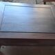 Rectangular coffee table made of exotic solid wood from the 1980s.