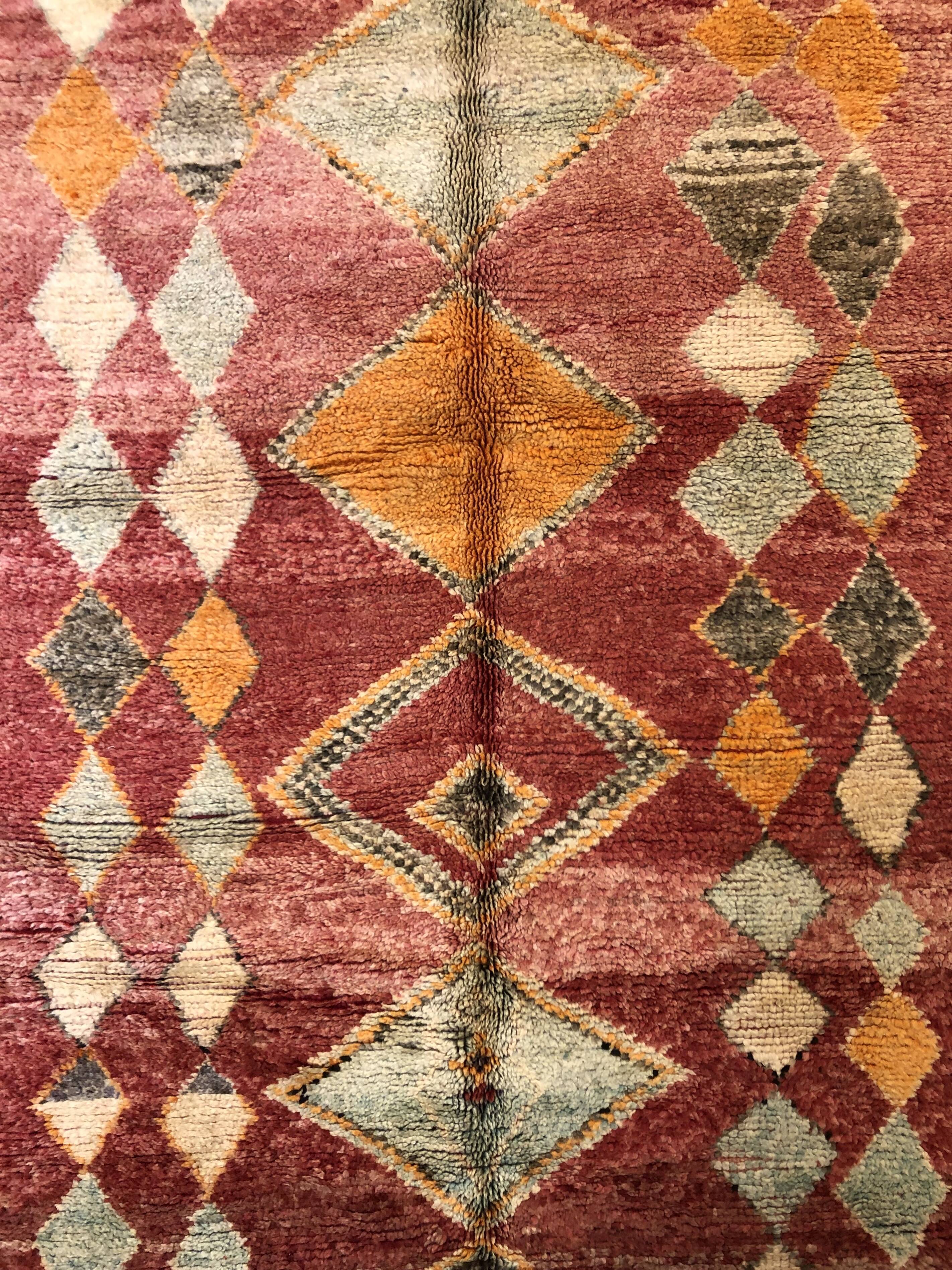 Moroccan carpet 163x347cm