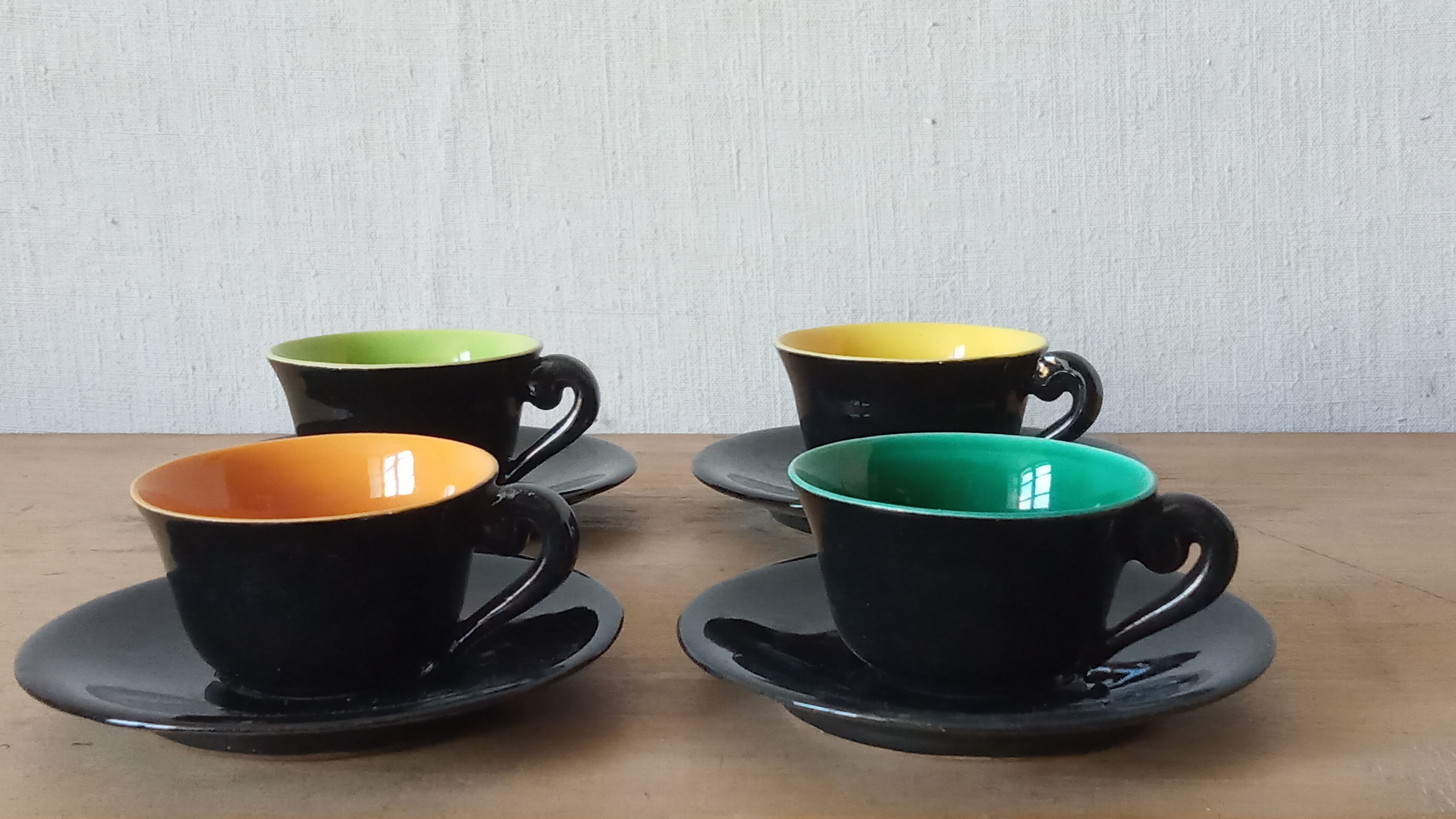 Tasses à café Sèvres 1950