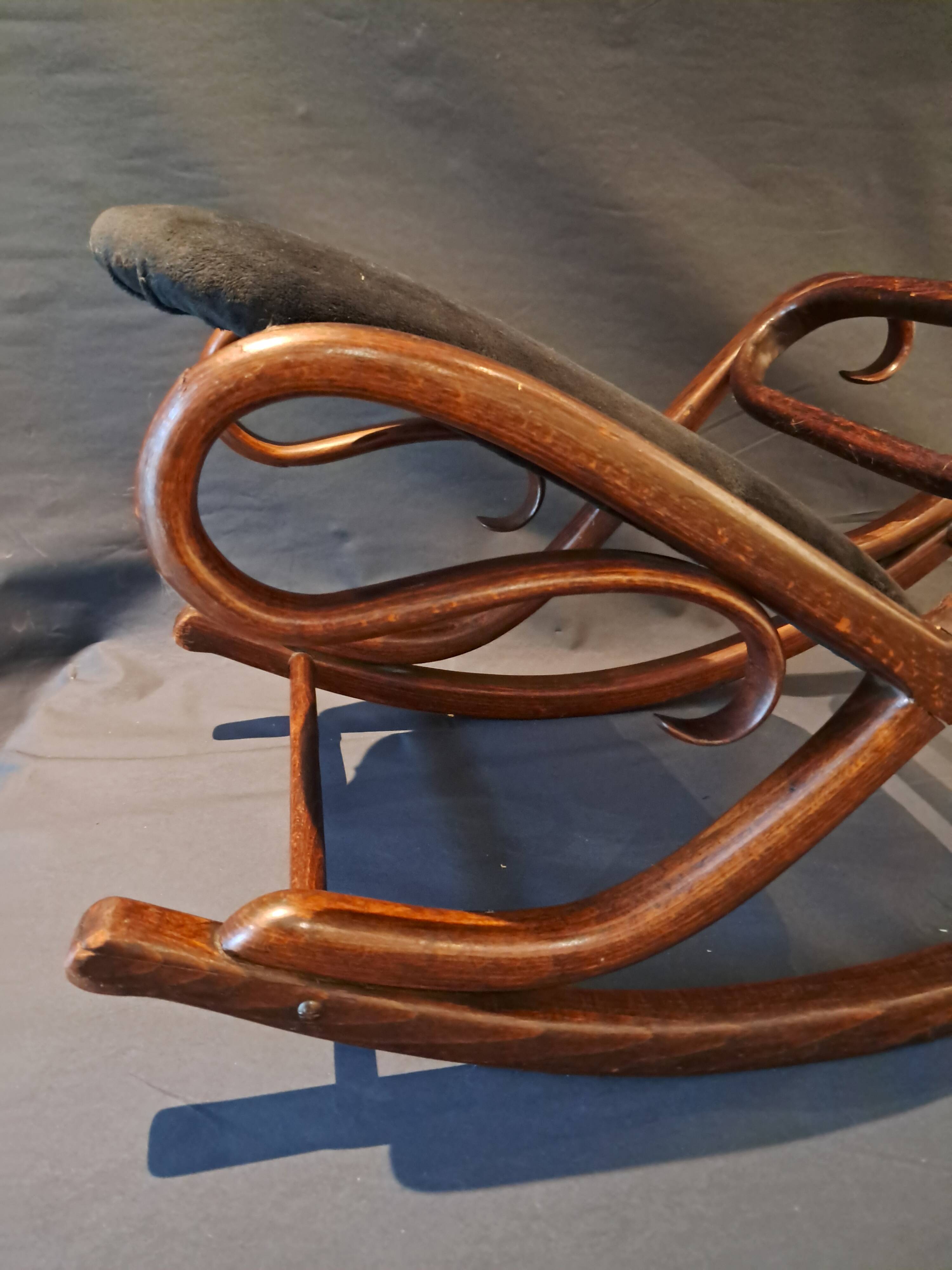 Art Nouveau Bentwood Footstool