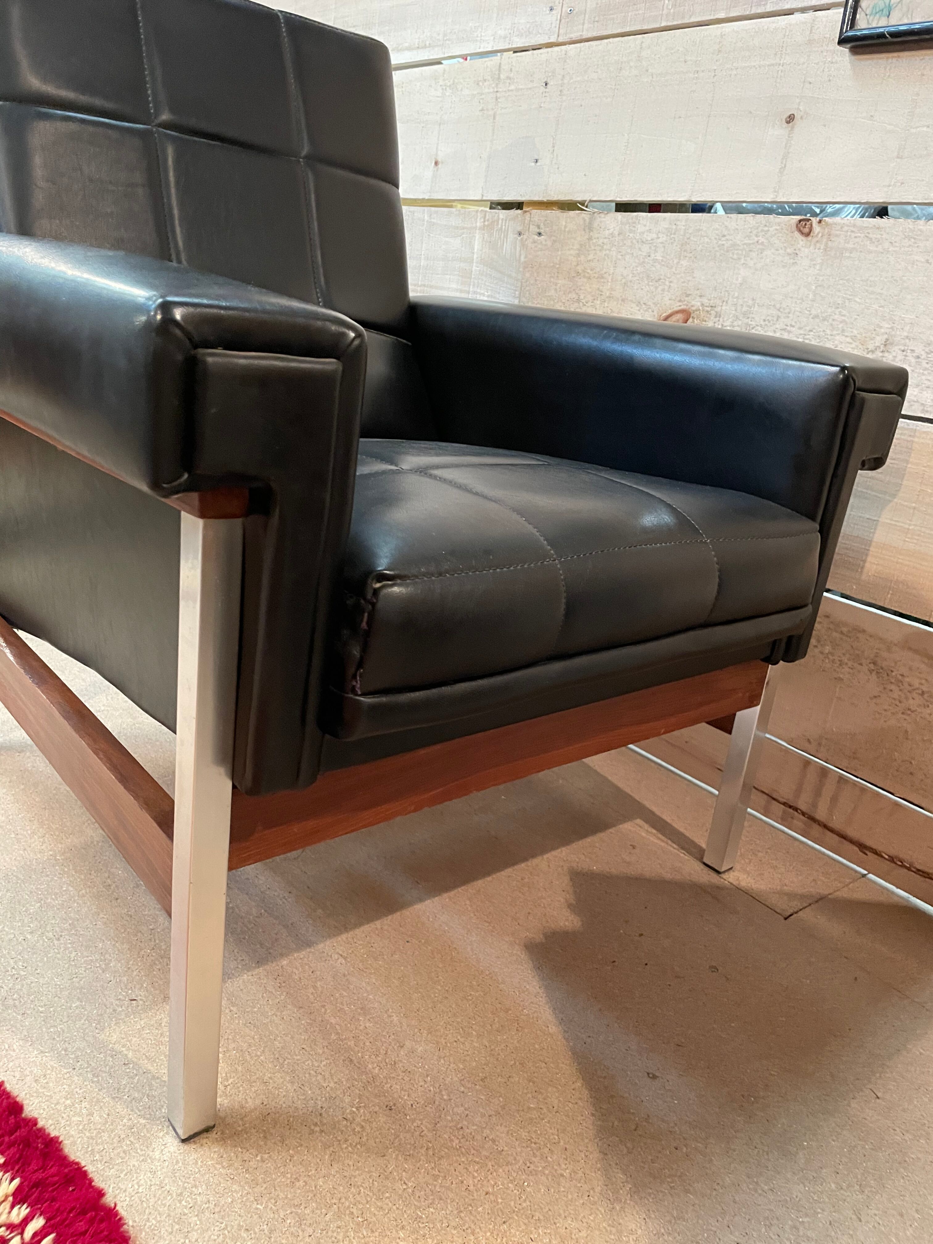 Paire fauteuils vintage design 50/60