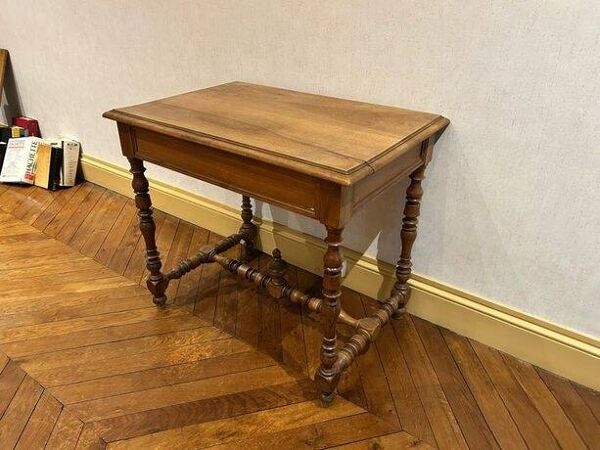Bureau, table ancienne en bois Henri II