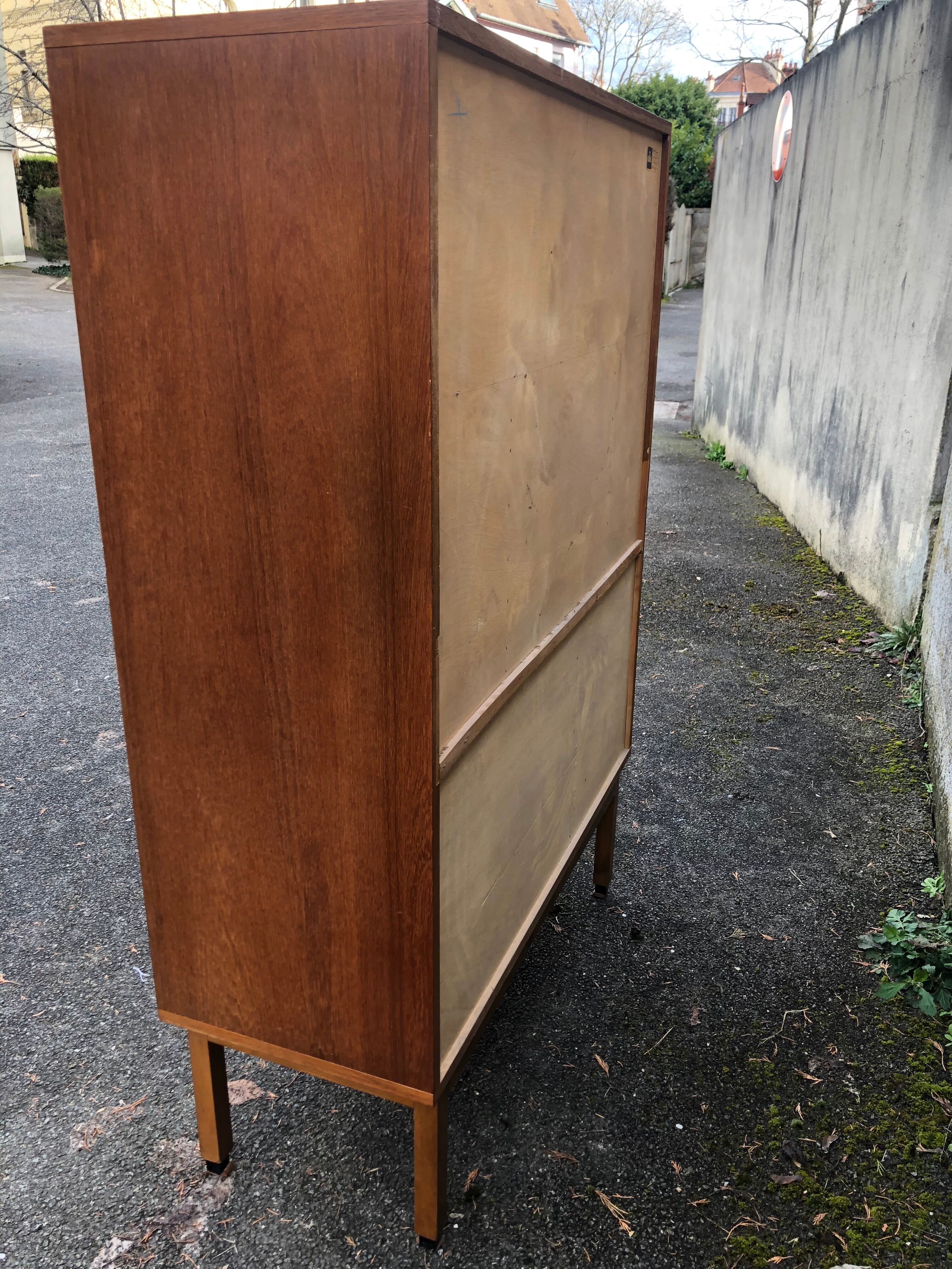 Meuble vitrine danois MDK 1960